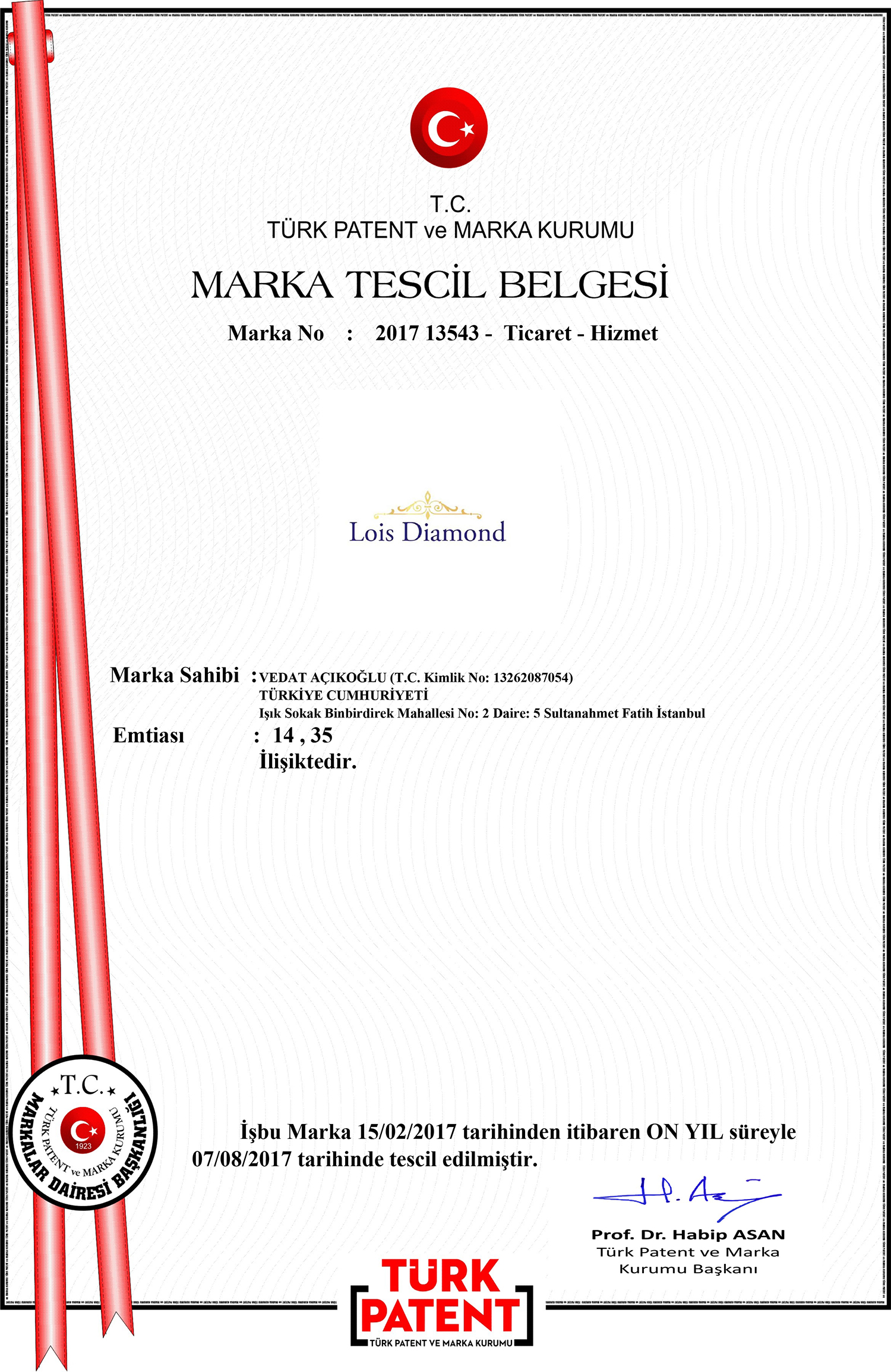 Tescilli Marka