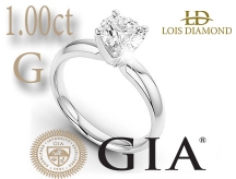 1.00ct g color gia sertifikalı tektaş pırlanta yüzük