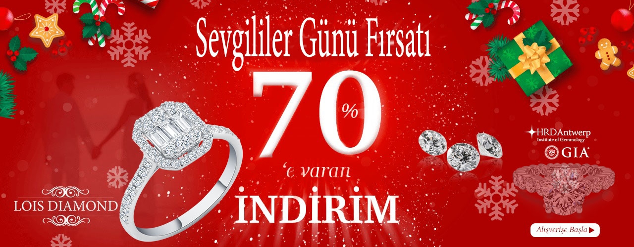sevgililer günü özel seçme pırlanta ürünler yüzde 60 indirim hrd gia sertifikalı pırlanta