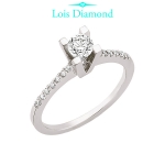 Lois Diamond 0.28 KARAT F COLOR PIRLANTA KENAR TAŞLI TEKTAŞ YÜZÜK YT1037