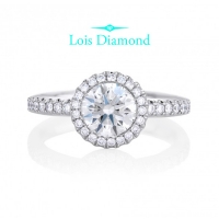 Lois Diamond 1.05 KARAT F COLOR PIRLANTA KENAR TAŞLI TEKTAŞ YÜZÜK YT1035