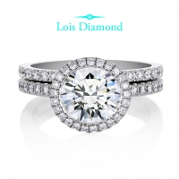 Lois Diamond 1.15 KARAT F COLOR PIRLANTA KENAR TAŞLI TEKTAŞ YÜZÜK YT1036