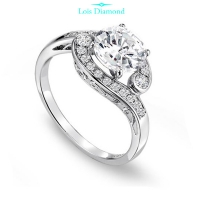 Lois Diamond 1.25CT H RENGİ TEKTAŞ PIRLANTA YÜZÜK KENAR TAŞLI YT1054