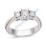 Lois Diamond PIRLANTA TRİA YÜZÜK 0.45 CARAT LOİS DİAMOND T1040