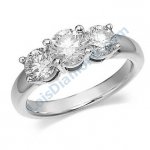 Lois Diamond PIRLANTA TRİA YÜZÜK 1.00 CARAT LOİS DİAMOND T1010