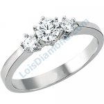 Lois Diamond PIRLANTA TRİA YÜZÜK 0.42 CARAT LOİS DİAMOND T1042
