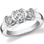 Lois Diamond PIRLANTA TRİA YÜZÜK 0.64 CARAT LOİS DİAMOND T1064