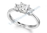 Lois Diamond PIRLANTA TRİA YÜZÜK 0.80 CARAT LOİS DİAMOND T1280