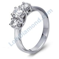 Lois Diamond PIRLANTA TRİA YÜZÜK 0.70 CARAT LOİS DİAMOND T1070