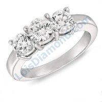 Lois Diamond PIRLANTA TRİA YÜZÜK 0.75 CARAT LOİS DİAMOND T1075