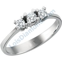 Lois Diamond PIRLANTA TRİA YÜZÜK 0.33 CARAT LOİS DİAMOND T1033