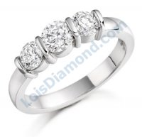 Lois Diamond PIRLANTA TRİA YÜZÜK 0.85 CARAT LOİS DİAMOND T1085