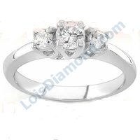 Lois Diamond PIRLANTA TRİA YÜZÜK 0.37 CARAT LOİS DİAMOND T1037