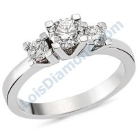 Lois Diamond PIRLANTA TRİA YÜZÜK 0.47 CARAT LOİS DİAMOND T1047