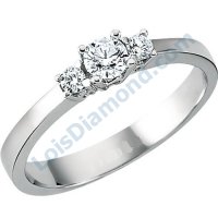 Lois Diamond PIRLANTA TRİA YÜZÜK 0.25 CARAT LOİS DİAMOND T1025