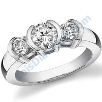 Lois Diamond PIRLANTA TRİA YÜZÜK 0.64 CARAT LOİS DİAMOND T1064