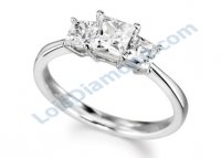 Lois Diamond PIRLANTA TRİA YÜZÜK 0.80 CARAT LOİS DİAMOND T1280