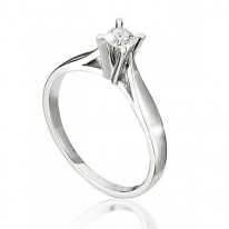 Lois Diamond 0.20ct F color pırlanta tektaş yüzük YZ1415