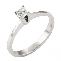 Lois Diamond F Renk 0.15ct Pırlanta Tek Taş Yüzük YZ2036