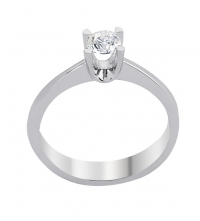 Lois Diamond E Renk 0.15ct Pırlanta Tek Taş Yüzük YZ1411