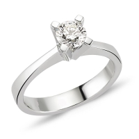 Lois Diamond 0.50CT D renk pırlanta tektaş yüzük YZ1428