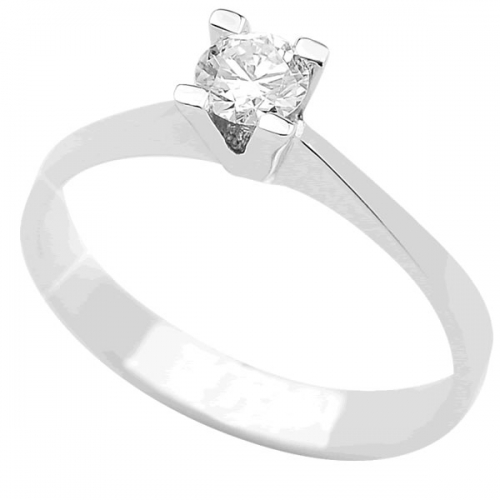 Lois Diamond 0.25ct F color pırlanta tektaş yüzük YZ1825