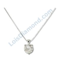 Lois Diamond D RENK TEK TAŞ PIRLANTA KOLYE 0.30 CARAT LOİS DİAMOND P1130