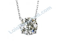 Lois Diamond D RENK TEK TAŞ PIRLANTA KOLYE 0.40 CARAT LOİS DİAMOND P1140