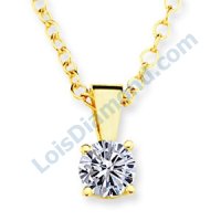 Lois Diamond TEK TAŞ PIRLANTA KOLYE 0.38 CARAT LOİS DİAMOND P1038