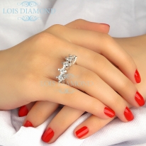 Lois Diamond 1.00ct H color pırlanta beş taş yüzük R1298