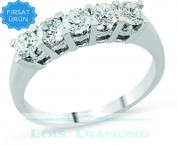 Lois Diamond 0.76CT BEŞTAŞ PIRLANTA YÜZÜK F VSSİ R1285