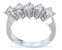 Lois Diamond 0.80ct F color pırlanta beş taş yüzük R1293