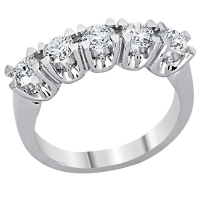 Lois Diamond 0.50 KARAT PIRLANTA BEŞTŞ YÜZÜK F COLOR R1111