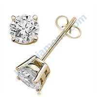 Lois Diamond TEK TAŞ PIRLANTA KÜPE 0.45 CARAT E1045