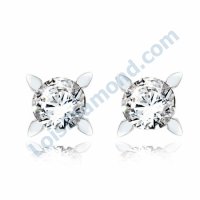 Lois Diamond D RENK TEK TAŞ PIRLANTA KÜPE 0.32 CARAT E1032