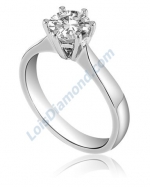 Lois Diamond YZ1986 0.44ct F color pırlanta tektaş yüzük