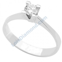 Lois Diamond YZ1983 0.47ct F color pırlanta tektaş yüzük
