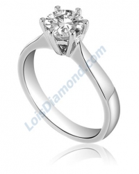 Lois Diamond YZ1986 0.44ct F color pırlanta tektaş yüzük