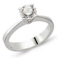 Lois Diamond YZ1987 0.38ct F color pırlanta tektaş yüzük