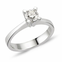 Lois Diamond YZ1988 0.32ct F color pırlanta tektaş yüzük