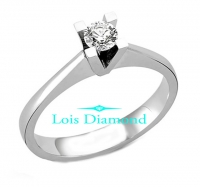 Lois Diamond 0.15 karat D color pırlanta tek taş yüzük YZ1891