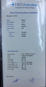 Lois Diamond 1.07KARAT H VS2 HRD SERTİFİKALI TEKTAŞ PIRLANTA YÜZÜK TEKTAŞ026 Lois Diamond 1.07KARAT H VS2 HRD SERTİFİKALI TEKTAŞ PIRLANTA YÜZÜK TEKTAŞ026