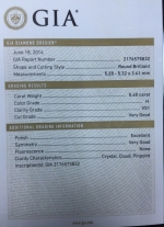 0.60CT H VS1 GİA Sertifikalı Pırlanta Tek Taş Yüzük TEKTAŞ028 0.60CT H VS1 GİA Sertifikalı Pırlanta Tek Taş Yüzük TEKTAŞ028