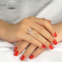  0.30ct F COLOR HRD SERTİFİKALI TEKTAŞ PIRLANTA YÜZÜK TEKTAŞ107