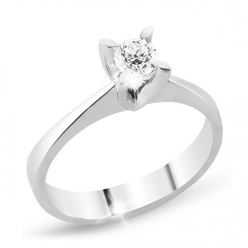  0.40ct D si2 gia sertifikalı pırlanta tektaş yüzük TEKTAŞ073