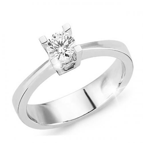  0.46ct D color gia sertifikalı pırlanta tektaş yüzük TEKTAŞ077