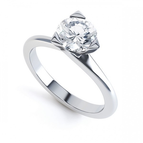  0.90 KARAT D COLOR PIRLANTA GİA SERTİFİKALI TEKTAŞ YÜZÜK TEKTAŞ090