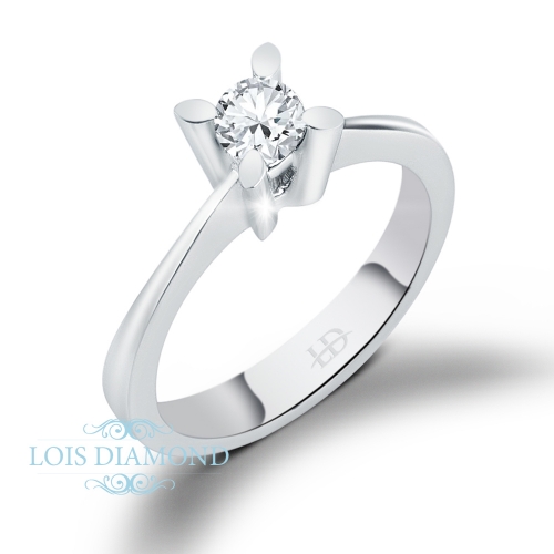  0.43ct E gia sertifikalı pırlanta tektaş yüzük TEKTAŞ078