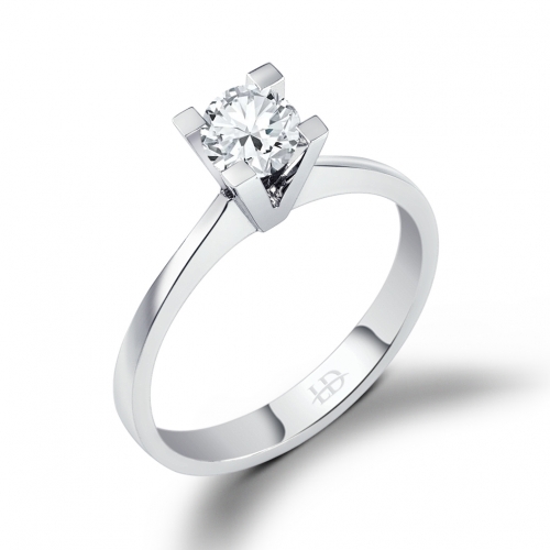  0.40ct E color GİA sertifikalı pırlanta tektaş yüzük TEKTAŞ020