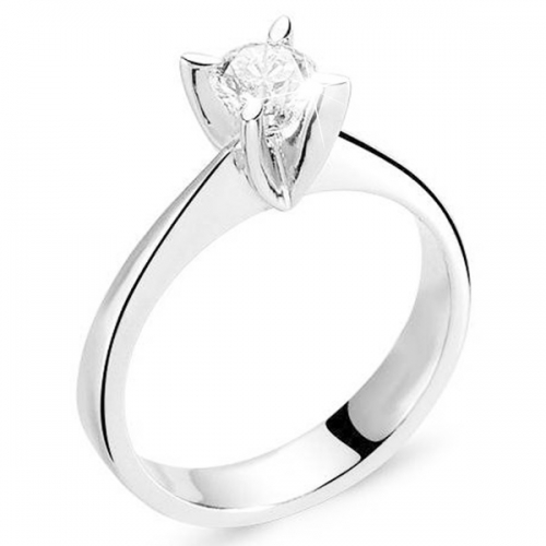 Lois Diamond 0.31 ct F vs color hrd sertifikalı pırlanta tek taş yüzük TEKTAŞ057